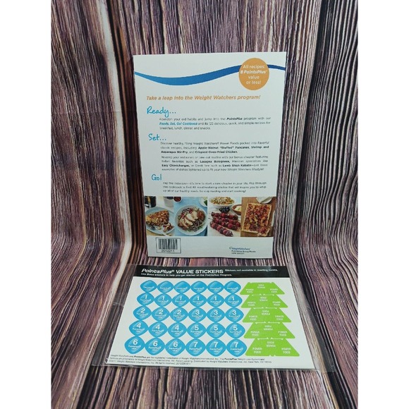 WeightWatchers PointsPlus‎ 2012 Ready, Set, Go! Cookbook & Stickers - Picture 2 of 2